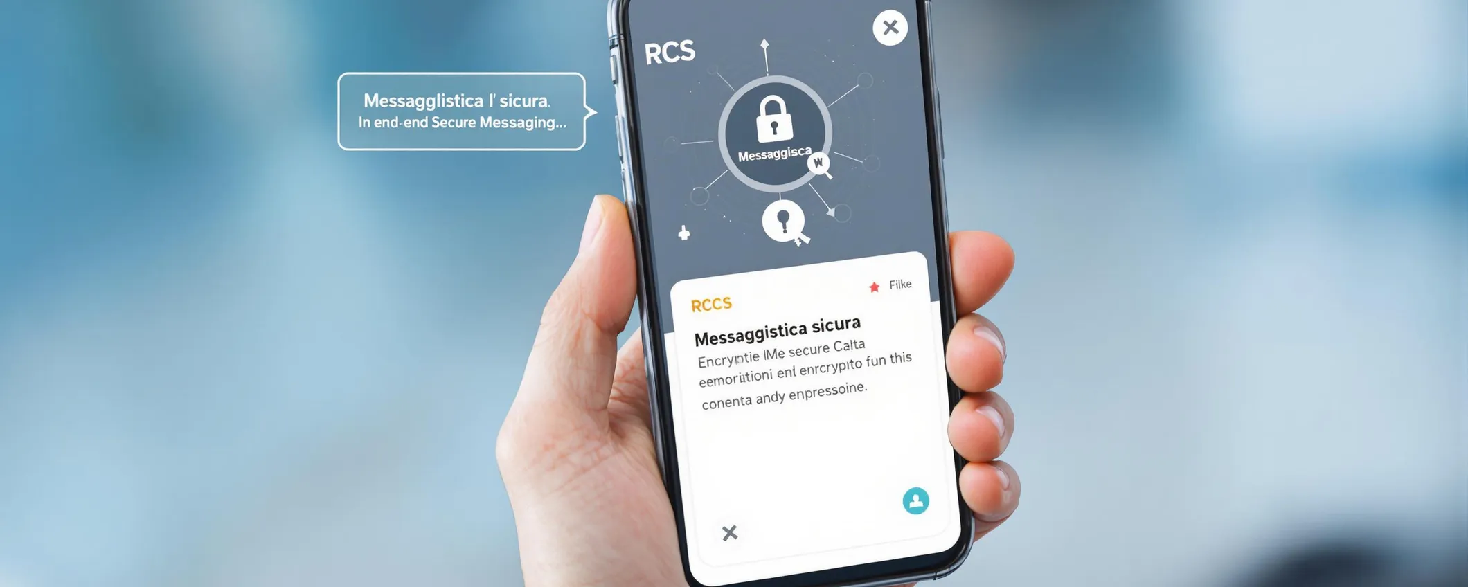 Messaggistica sicura: RCS con crittografia end-to-end per iOS e Android