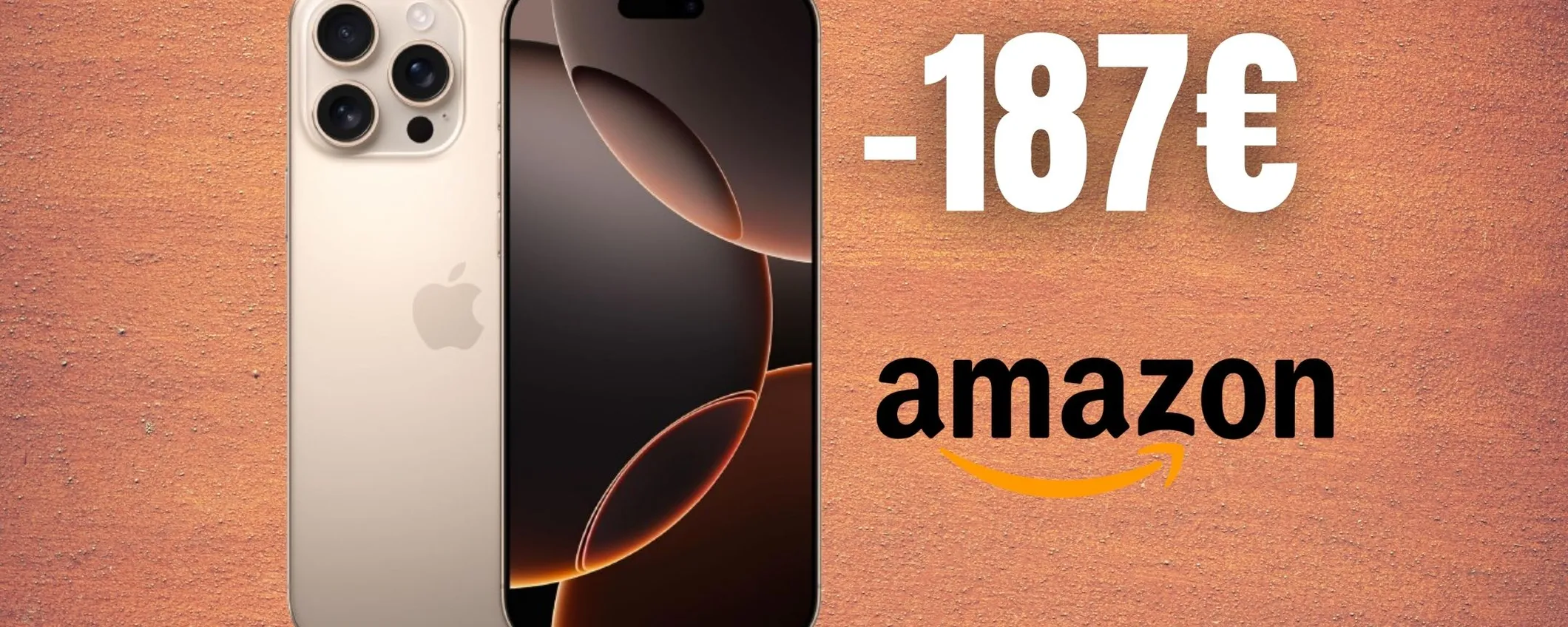 iPhone 16 Pro Max: il top dei top di gamma oggi CROLLA di 187€ su Amazon