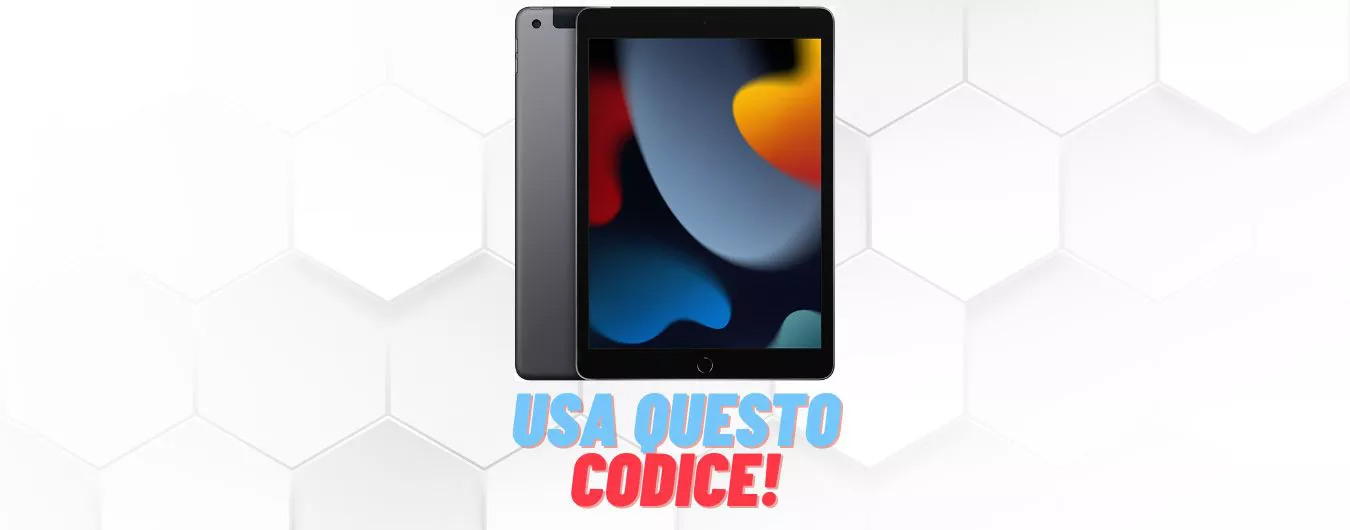 Apple iPad 2021 in DOPPIO SCONTO: lo paghi solo 323,91€
