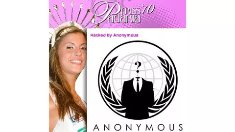 Anonymous contro Miss Padania