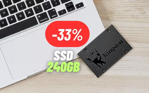 SSD da 240GB Kingston ad un SUPER PREZZO su Amazon