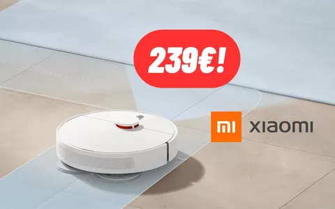 Lava e aspira con il robot aspirapolvere Xiaomi in sconto per il Prime Day
