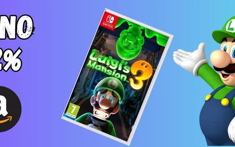 Luigi's Mansion 3 per Nintendo Switch, lo sconto è da acchiappare al volo MENO 32 PER CENTO!