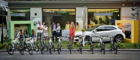 Mercedes apre a Roma il primo Urban Mobility Store