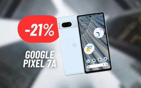 CALA DI 130€ il costo del Google Pixel 7a su Amazon: OFFERTONA