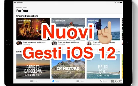 iOS 12, ecco come cambiano i gesti per iPad