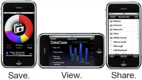 DataCase: l'iPhone diventa un disco portatile wireless
