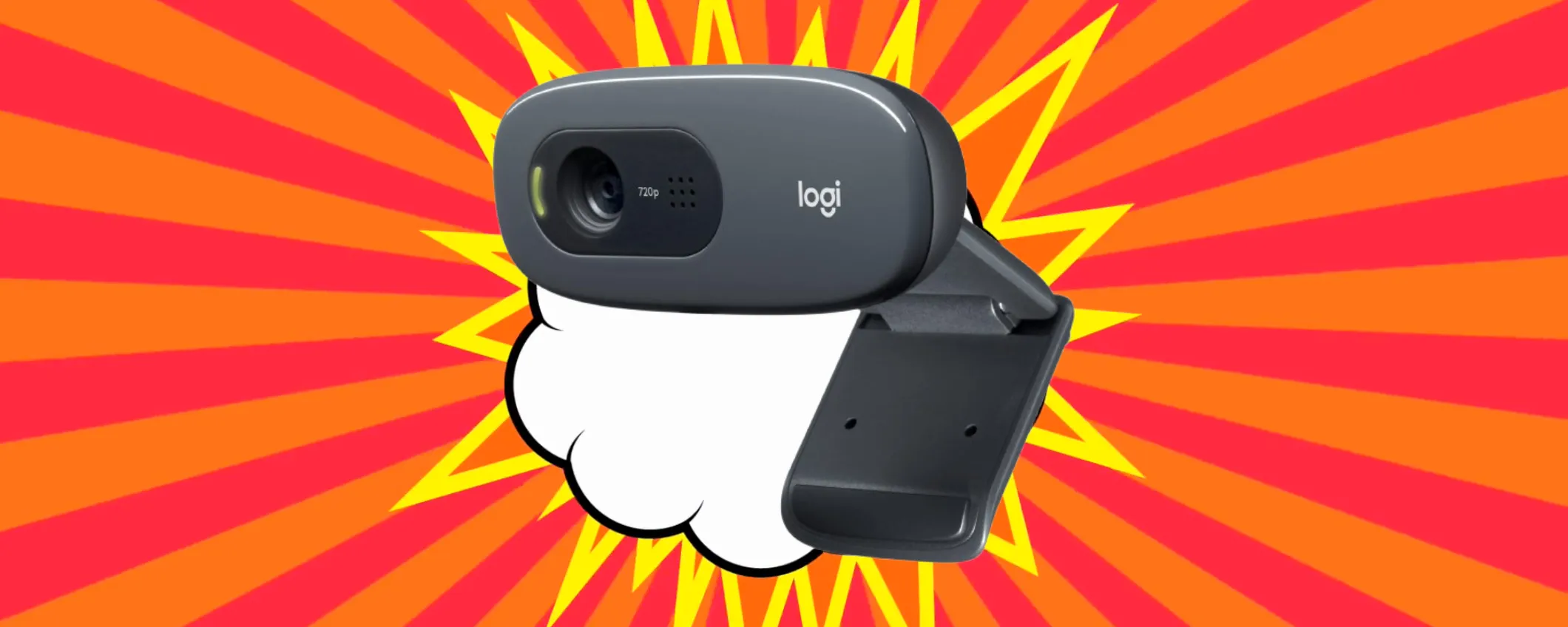 Ottimizza le tue videochiamate con la Webcam HD Logitech a meno di metà prezzo
