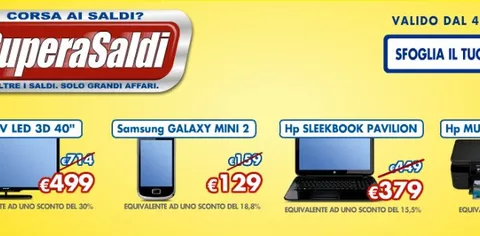Saldi Euronics: Samsung Galaxy S2 a 379 euro