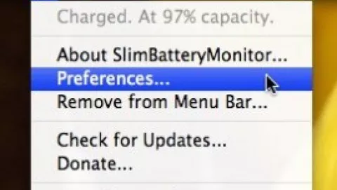 SlimBatteryMonitor: indicatore di batteria snello e compatto