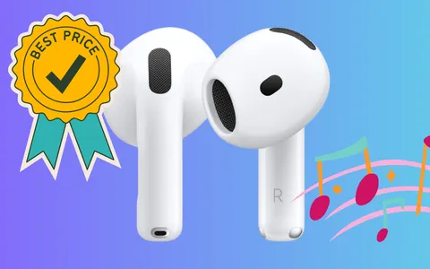 Apple AirPods 4 con audio spaziale personalizzato a prezzo stracciato