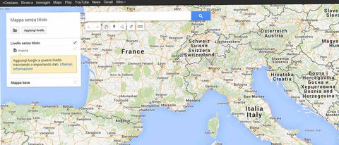 La funzionalità Google My Maps integrata in Drive