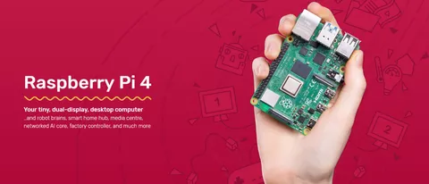 Raspberry Pi 4 con 2 GB di RAM a prezzo scontato
