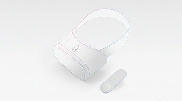 Concept di visore e controller compatibili con Daydream
