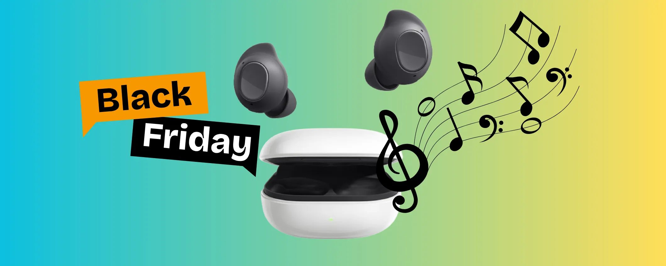 Samsung Galaxy Buds FE: a quasi metà prezzo grazie all'offertona Black Friday