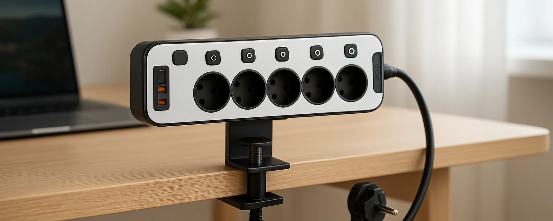 Risparmia il 23% sulla multipresa da scrivania: ordine e sicurezza in offerta