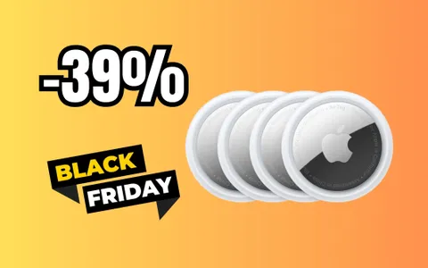 Fai scorta di AirTag: oggi ne compri 4 al 39% di sconto su Amazon