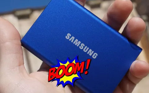 Samsung T7 Portable SSD  TANTO SPAZIO piccolo prezzo
