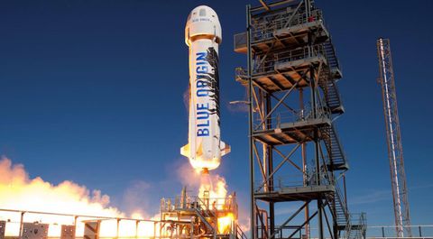Blue Origin, all'asta biglietto per il primo viaggio turistico spaziale
