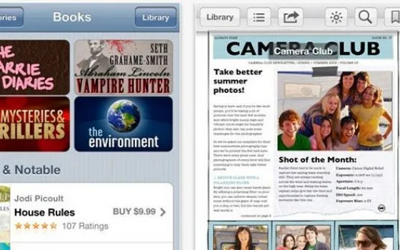 iBooks s'aggiorna alla versione 1.5
