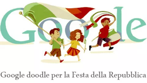 Festa della Repubblica, il doodle tricolore