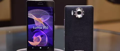 Microsoft Lumia 950 con cover di diamanti