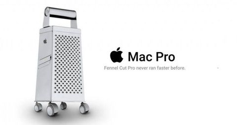 Mac Pro come una grattugia: l'ironia della Rete