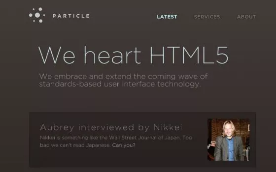 Apple compra Particle, società esperta in HTML5