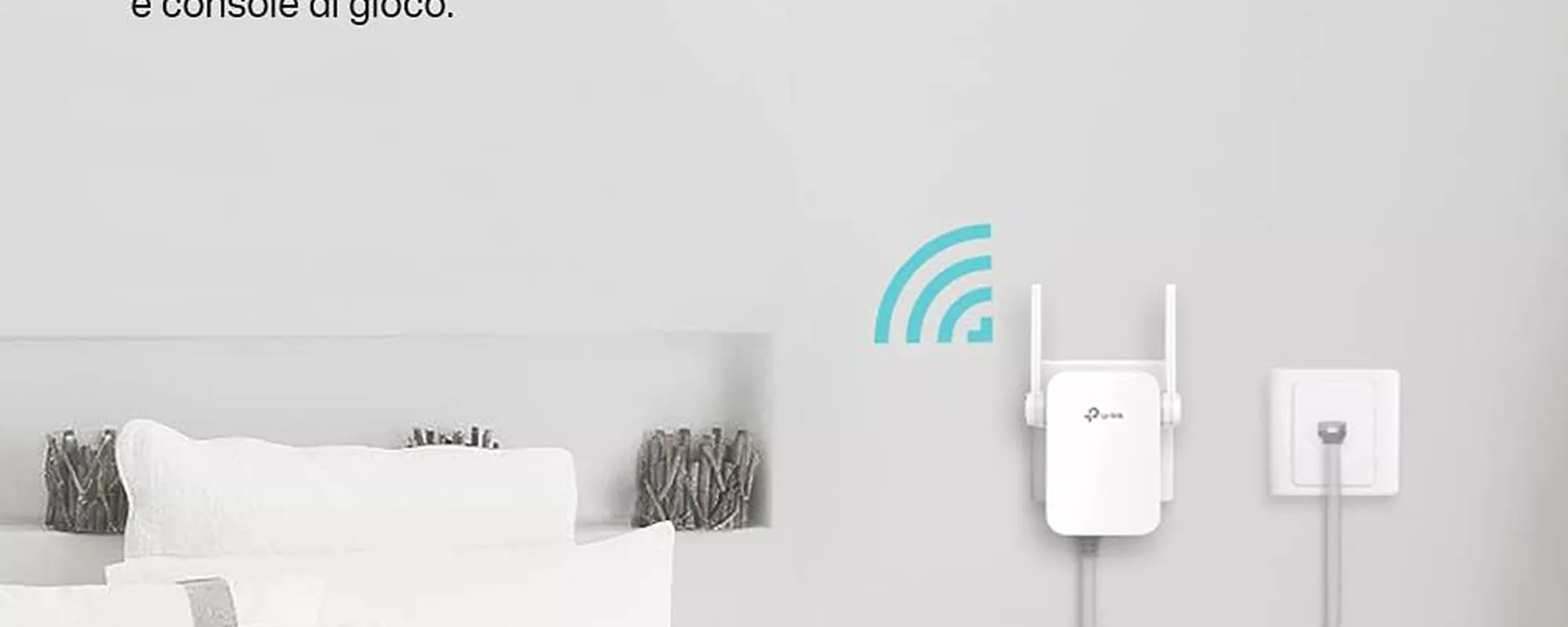 Con appena 29€ il tuo WiFi diventa così potente da sfondare i muri col ripetitore TP-Link