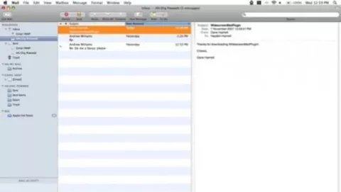 Apple Mail plugin: leggere le email a tutto schermo