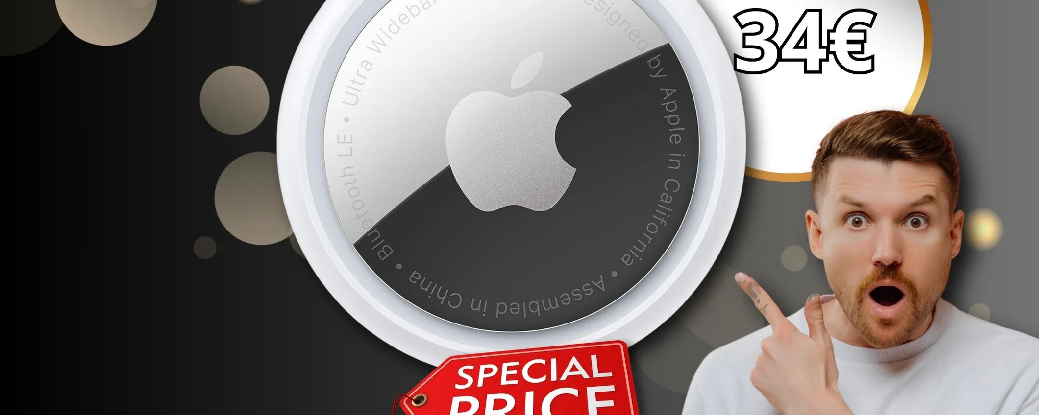 Apple AirTag: SOLO 34€ per il dispositivo che ti svolta la vita
