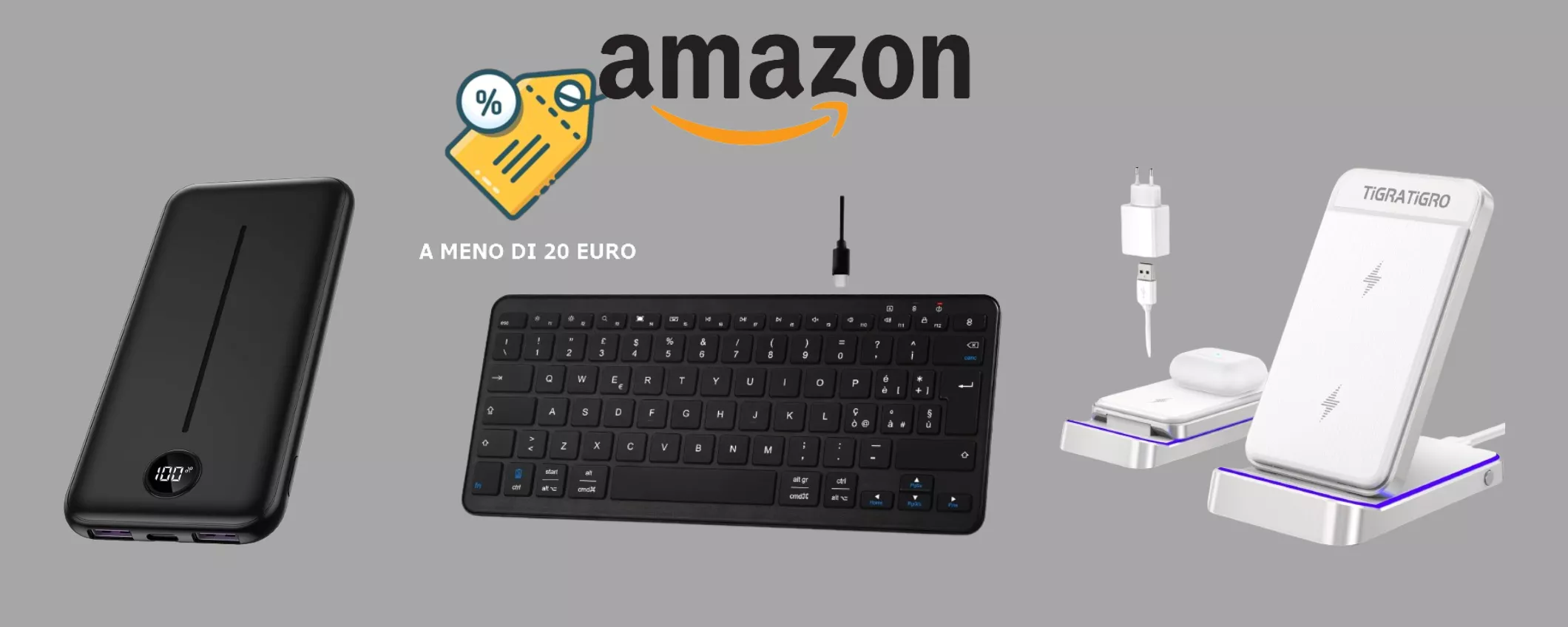 Gadget tech IN SVENDITA su Amazon: tutto a MENO DI 20 EURO