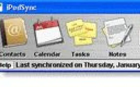 iPodSync per convertire iPod in un palmare