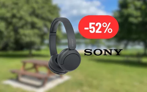 Queste cuffie Sony sono eccellenti e oggi le paghi POCHISSIMO grazie allo sconto del 53%