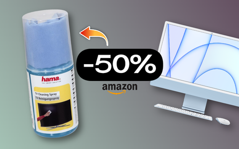 Pulisci lo schermo del tuo Mac con questo kit ora al 50% su Amazon!
