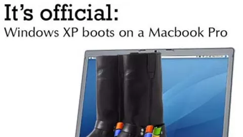 Windows Xp boots on MacBook Pro