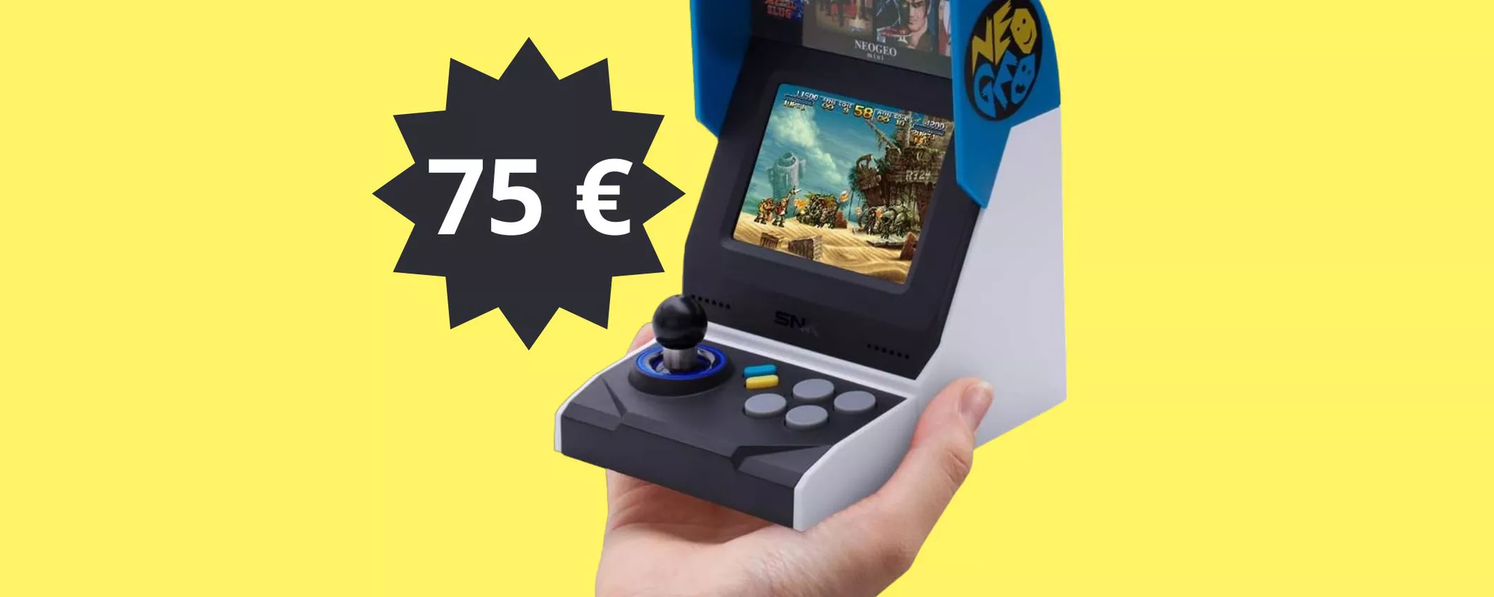 Rivivi le emozioni delle sale giochi con questa Console Retro NEO GEO Mini in OFFERTA: oltre 40 giochi!