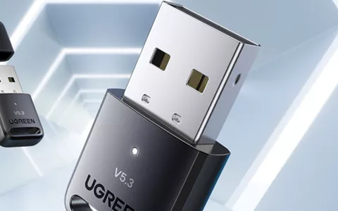 Adattatore USB Bluetooth 5.3 UGREEN per PC a soli 14,44€ su Amazon (OFFERTA A TEMPO)