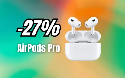 AirPods Pro: ecco i primi sconti sulle cuffie Apple del 2025 (-27%)