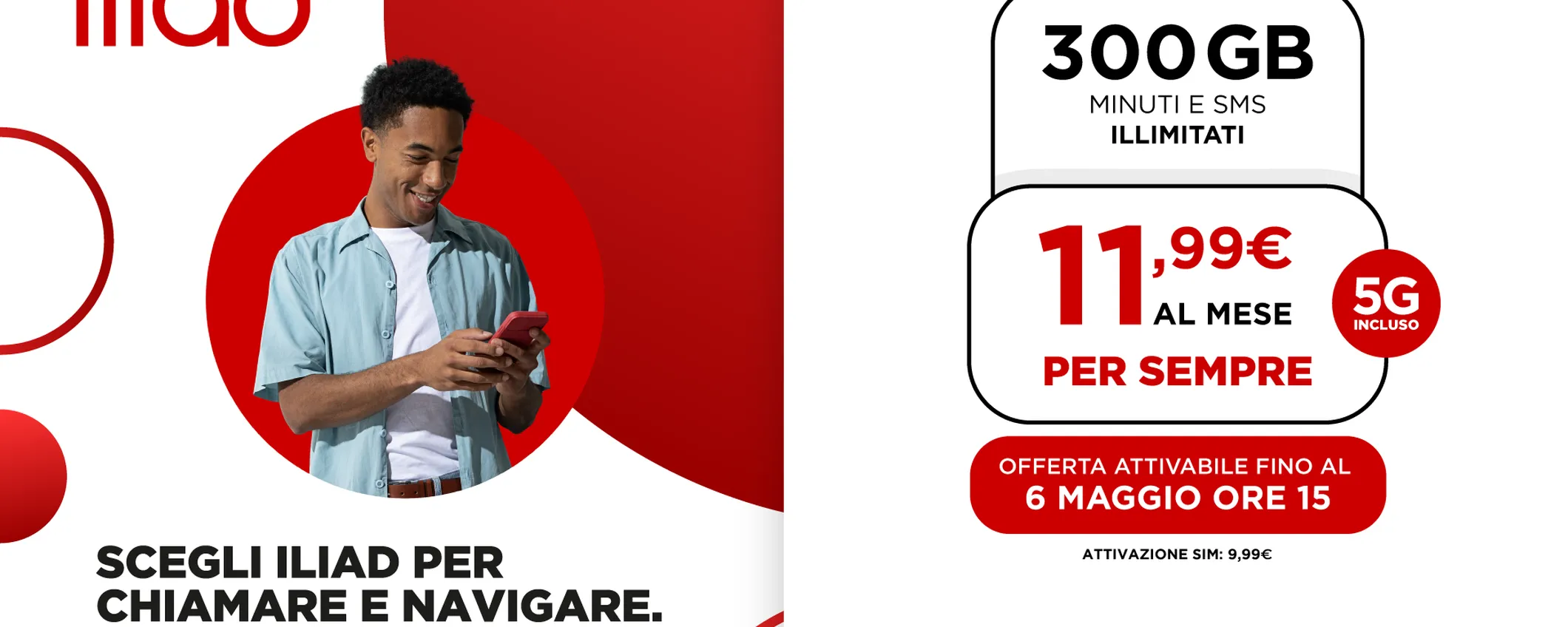 Iliad lancia le offerte TOP 250 PLUS e TOP 300 per una connessione senza limiti