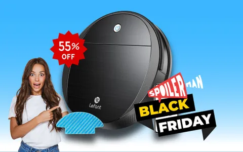 Lefant Robot Aspirapolvere e Lavapavimenti: MAXI OFFERTA Black Friday in anticipo (-54%)