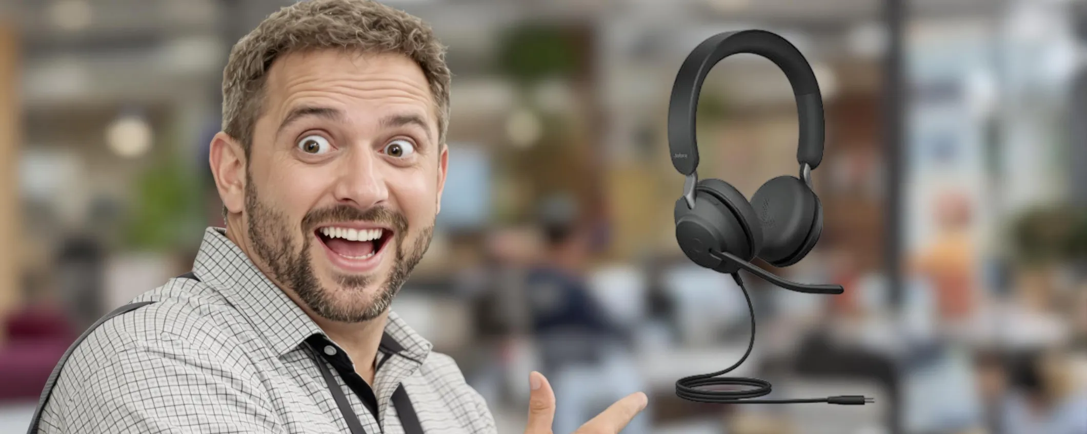 Jabra Evolve2 40 SE: comfort e qualità per il lavoro in ufficio