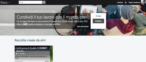 Microsoft punta al rilancio di Docs.com