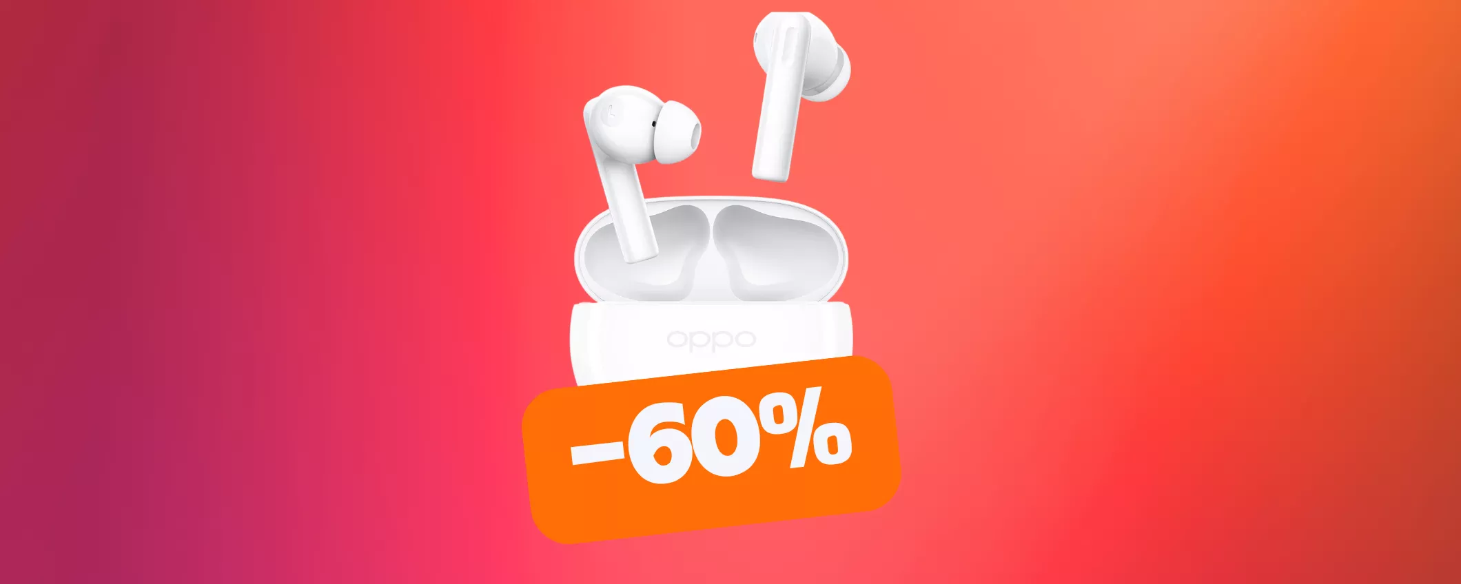 Auricolari OPPO Enco Buds2 in sconto SHOCK del 60%