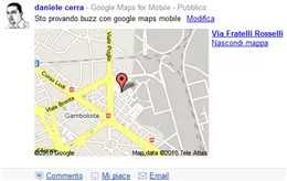 Nuovo Google Maps Mobile: ecco il vero utilizzo di Google Buzz