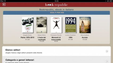 Bookrepublic sbarca su Bluefire: acquistare ebook da iPad diventa più semplice
