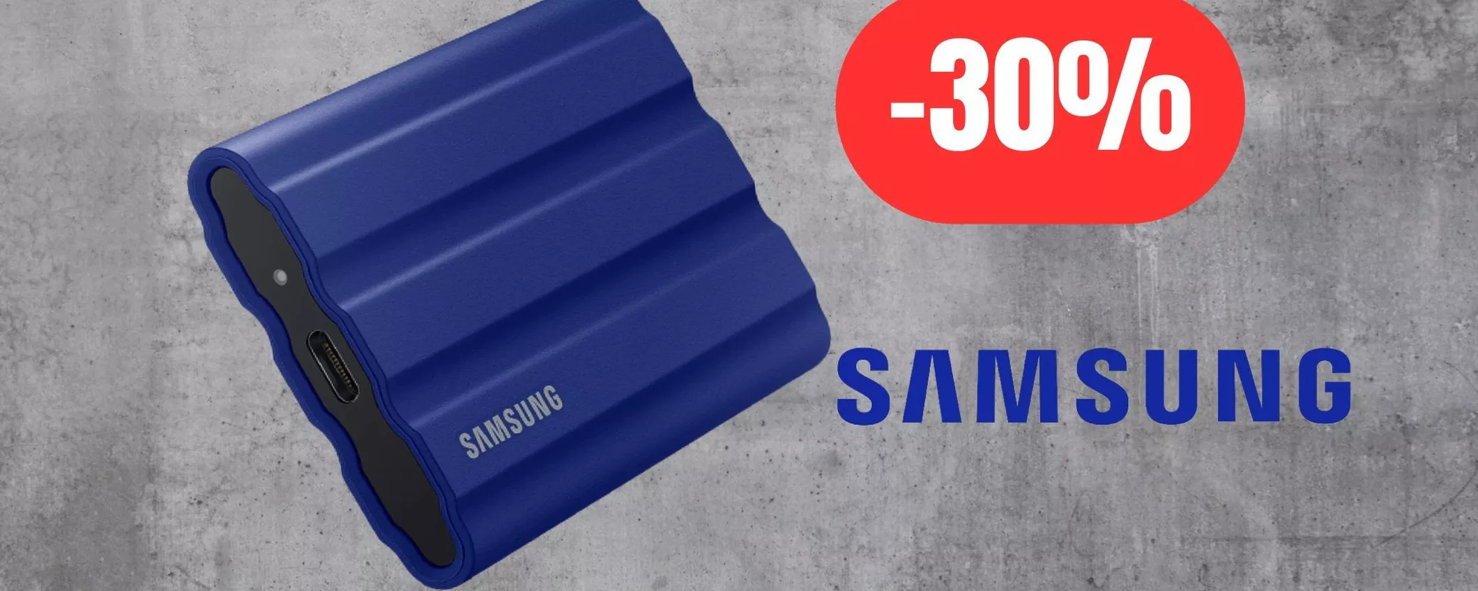 Porta con te 1GB di storage con l'SSD Samsung al 30% di sconto