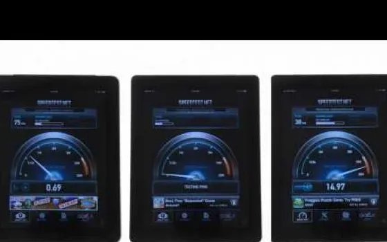 iPad 1,2 e 3: velocità network a confronto in un video