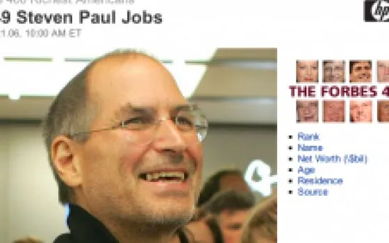 Jobs 49° nella classifica di Forbes