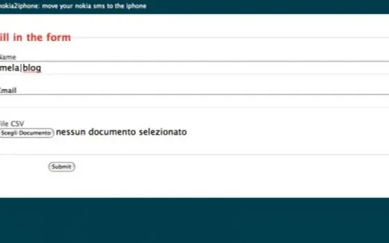 Trasportare SMS dai cellulari Nokia a iPhone con nokia2iphone